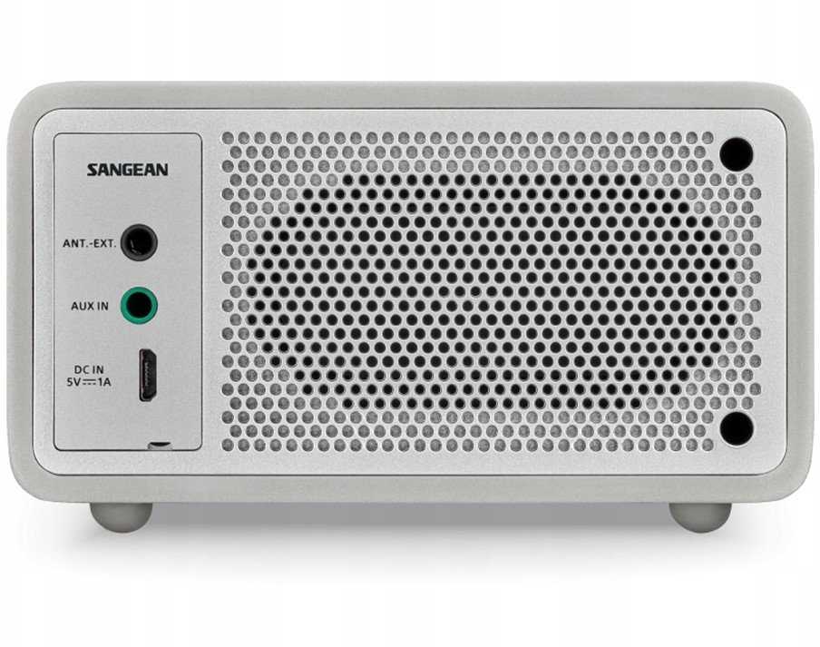 Sangean DDR-7 ledyno sidabras