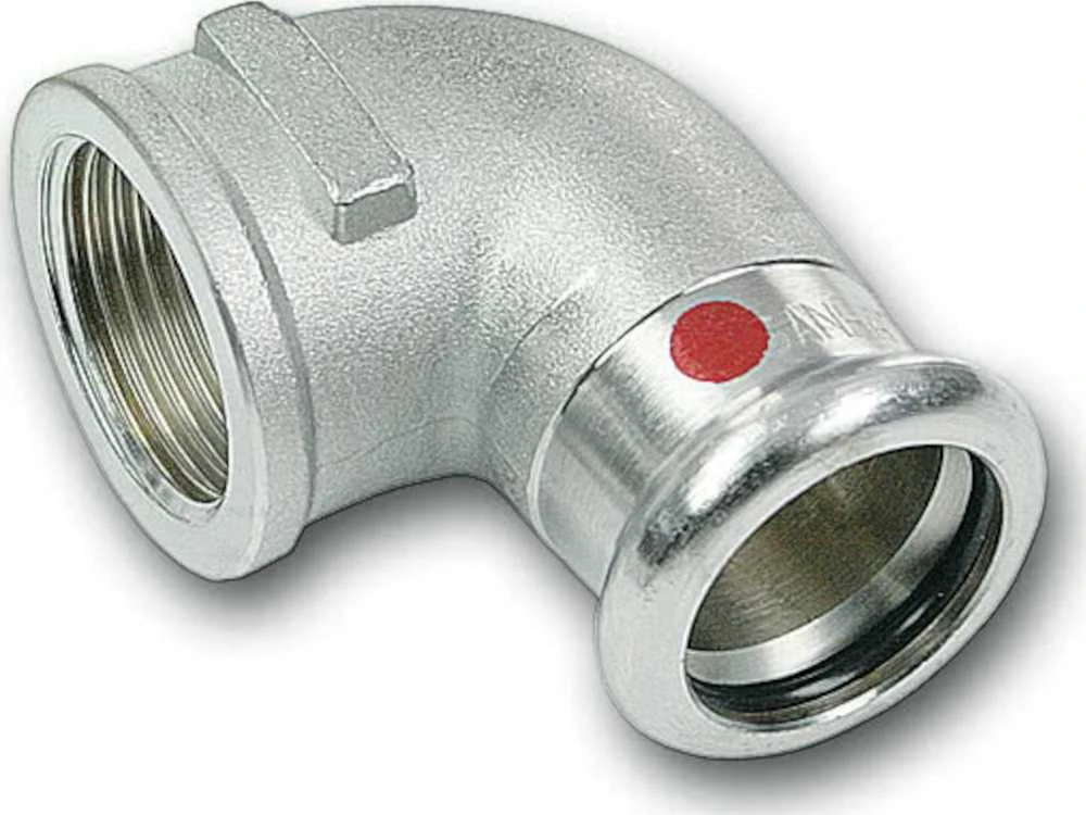 SANHA Alkūnė -THERM C-Stahl 90° pereinamasis d18x1/2 GW