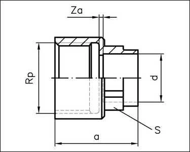 Sanha Bronze mufa 4270G GW 42mm x 3 / 2 "(1427042112)