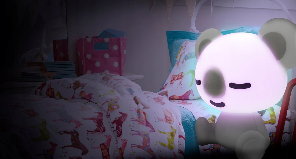Sanico „Goldlux Koala“ naktinė lempa, balta, RGB+W