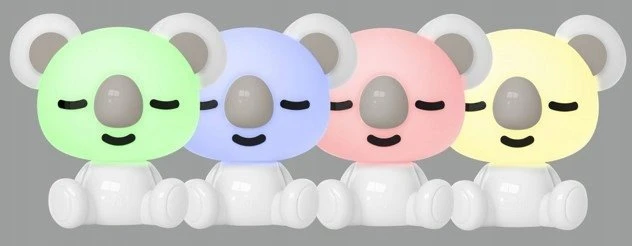 Sanico „Goldlux Koala“ naktinė lempa, balta, RGB+W
