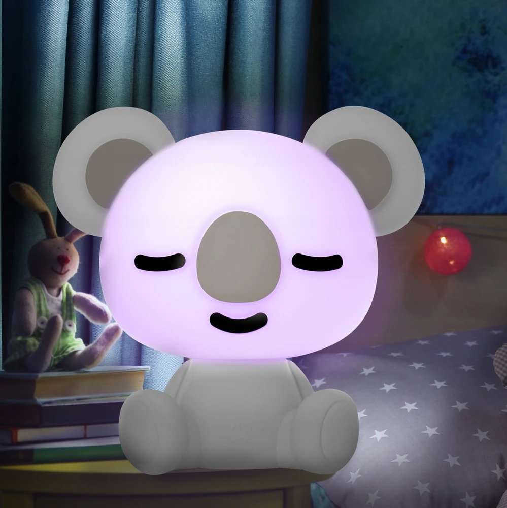 Sanico „Goldlux Koala“ naktinė lempa, balta, RGB+W