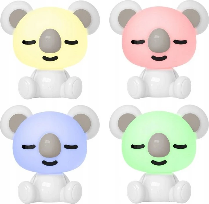 Sanico „Goldlux Koala“ naktinė lempa, balta, RGB+W