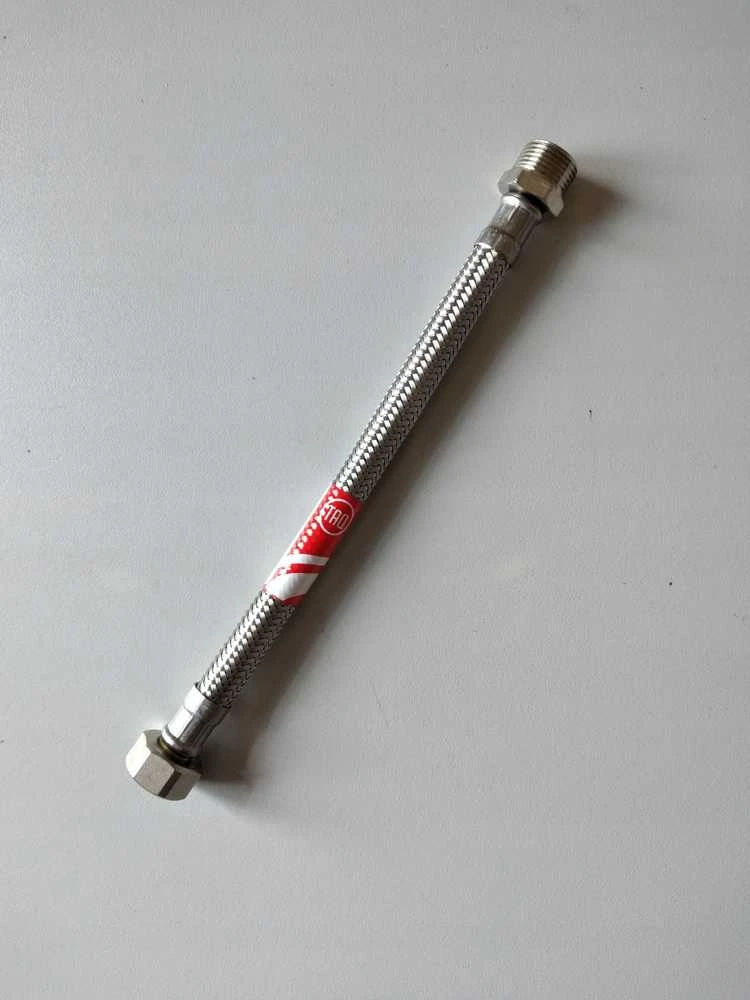 Santechninė žarnelė Tucai S.A. Fil-Nox, I3/8”-V3/8”, 20 cm
