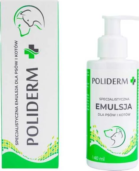 Poliderm emulsija šunims ir katėms su dozatoriumi