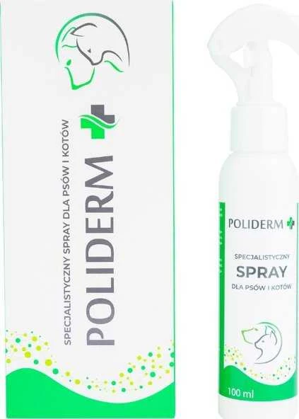 Poliderm purškiklis 100 ml su pakuote