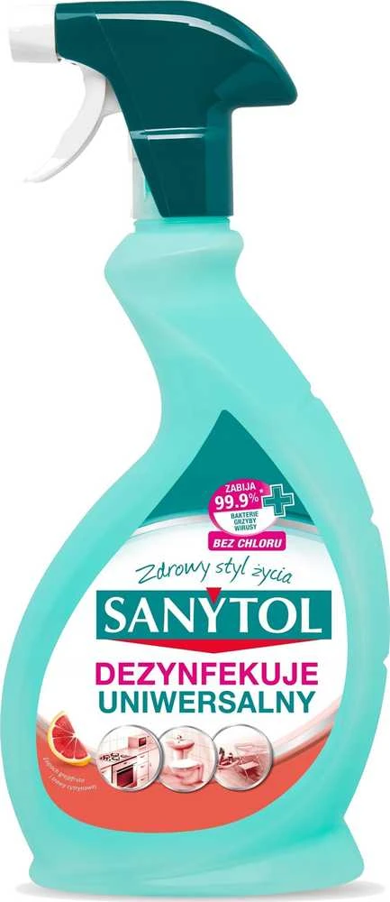 Sanytol Sanitol Purškiklis universalus su greipfruto ir citrinžolės kvapu 500ml