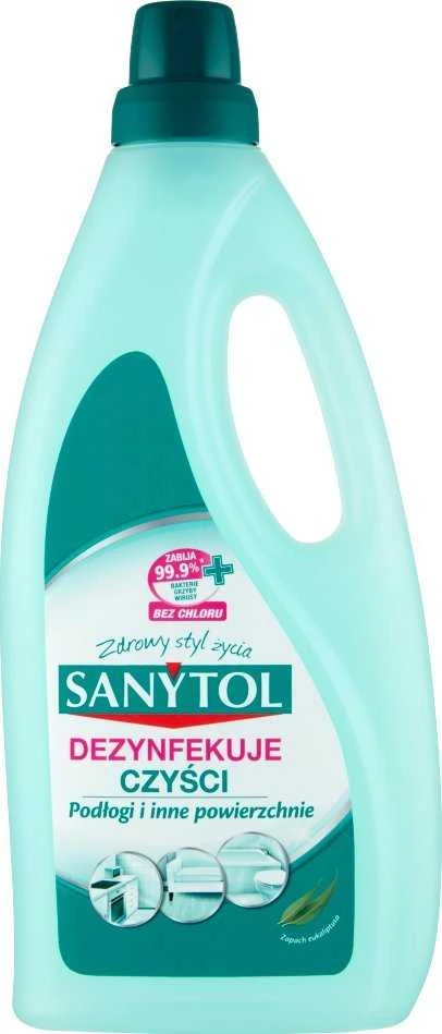 Sanytol Sanitol Universalus skystis grindims ir kitiems paviršiams valyti ir dezinfekuoti su eukalipto kvapu 1000ml