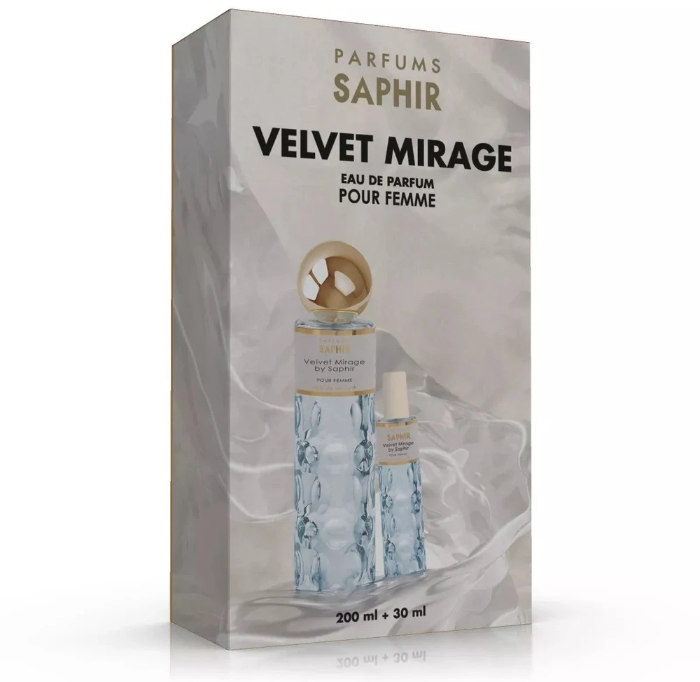 Saphir Velvet Mirage EDP Purškiklis, 200 ml, 30 ml Sets