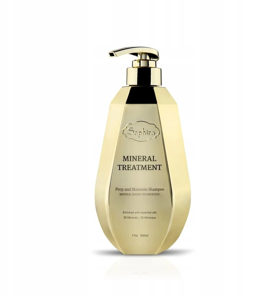 Saphira, Mineral, Essential Oils, Hair Šampūnas, Minkštinantis ir glotninantis, 500 ml