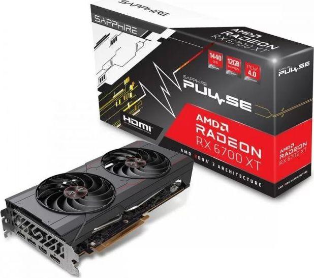 Vaizdo plokštė SAPPHIRE PULSE AMD RADEON RX 6700 XT GAMING OC 12GB GDDR6 1xHDMI 3xDP