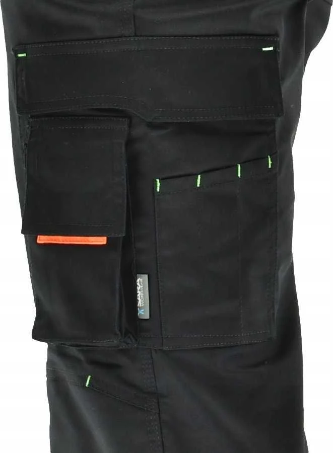 Darbo kelnės Sara Workwear Actiflex, juoda, 58