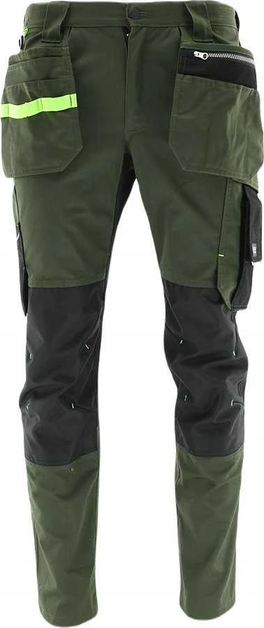 Darbo kelnės Sara Workwear Comfort, žalia, XL dydis