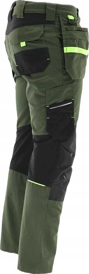 Darbo kelnės Sara Workwear Comfort, žalia, XL dydis