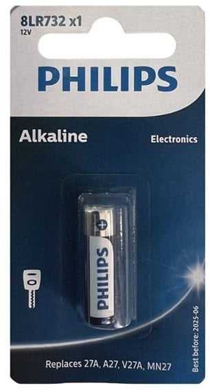 PHILIPS Jednorazowa alkaliczna baterie A27, 1-pack