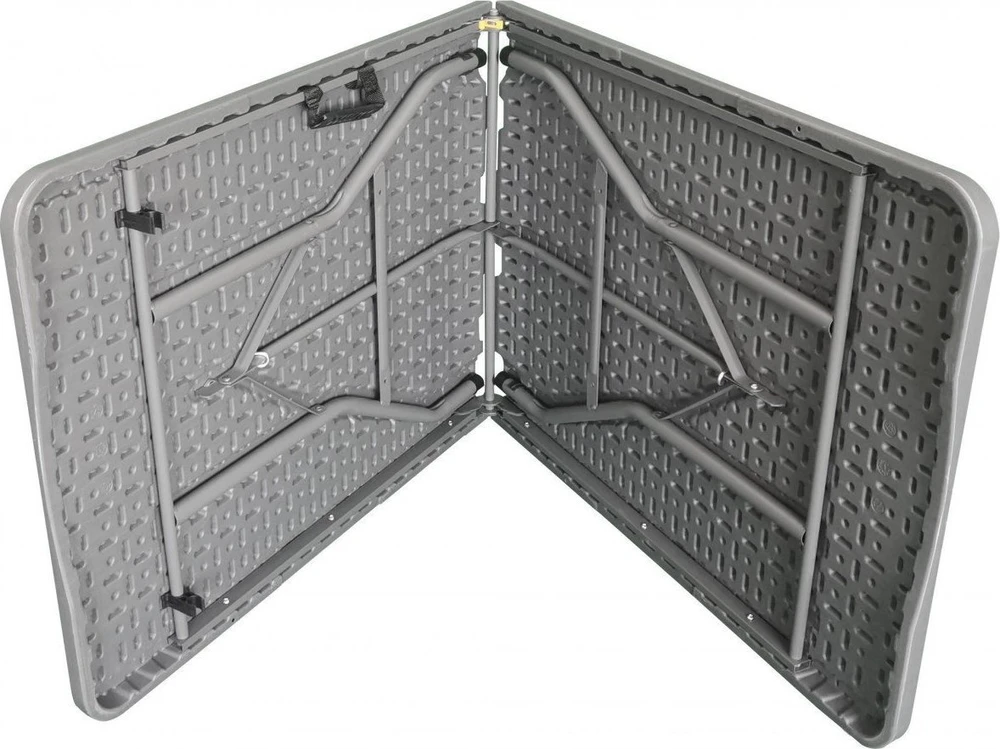 Saska Garden Sulankomas stalas 180x70 cm 100 kg pilkas