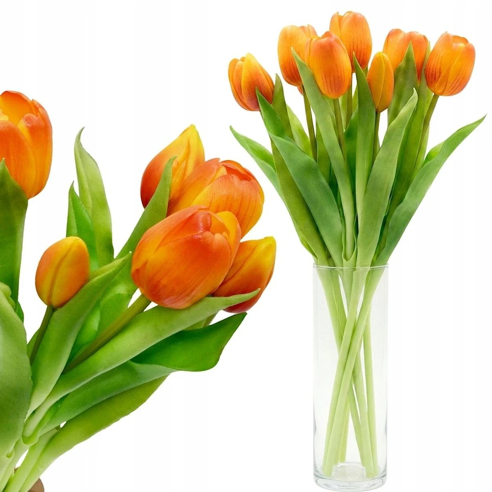 Saska Garden Oranžiniai dirbtiniai tulpės 31 cm