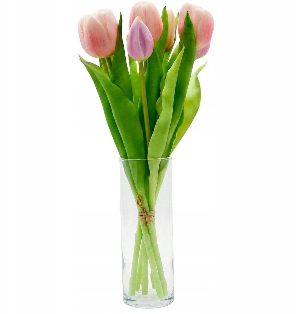 Saska Garden Rožinių tulpių puokštė 31 cm dekoracija