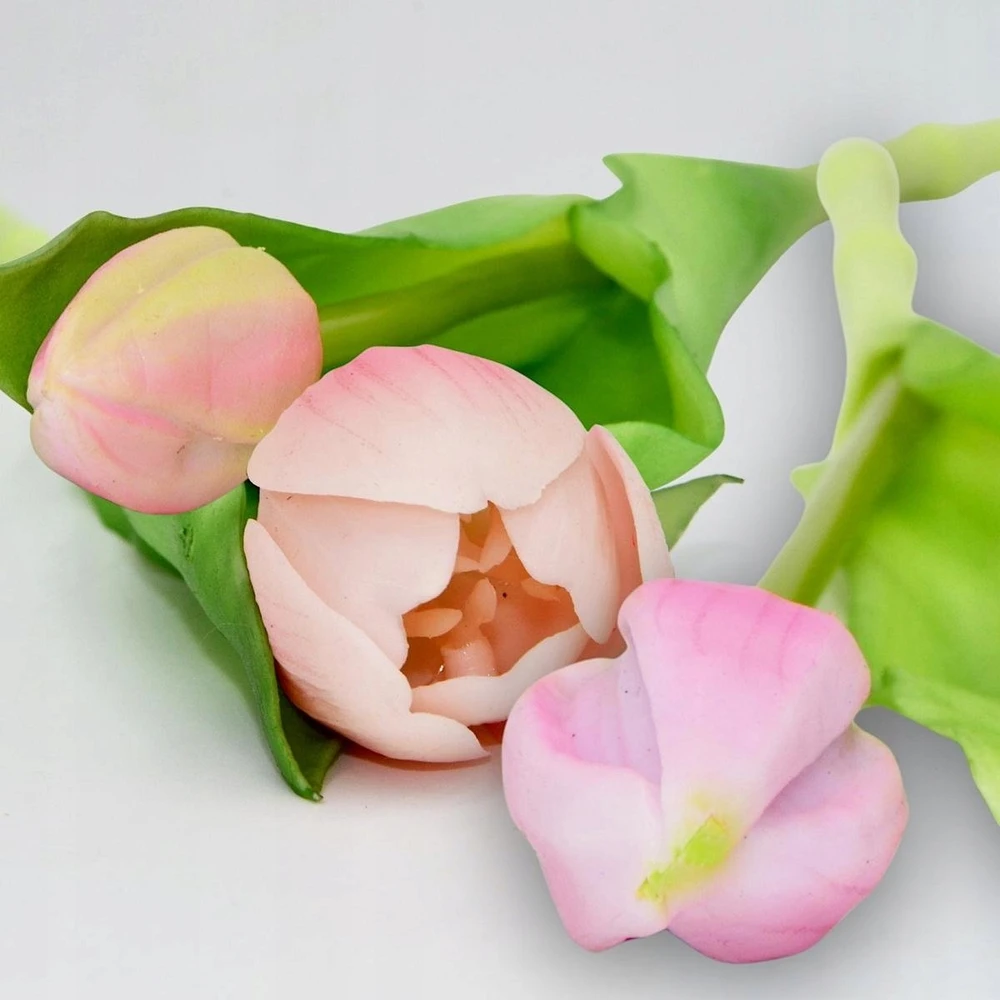 Saska Garden Rožinių tulpių puokštė 31 cm dekoracija