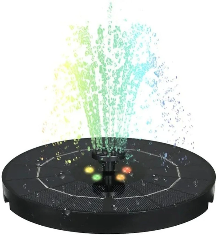 Saska Garden SAULĖS ENERGIJA VEIKIANTIS FONTANO ŠVIESTUVAS TVENKINIUI 5 LED AUTOMATINIS 1046846
