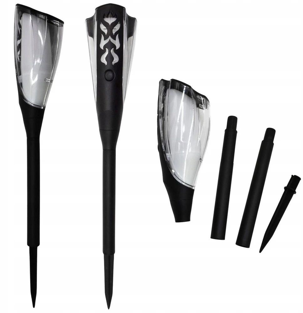 Saska Garden SAULĖS ENERGIJOS LED ŠVIESTUVAS FAKELAS 7,5×7,5x65CM 1077451