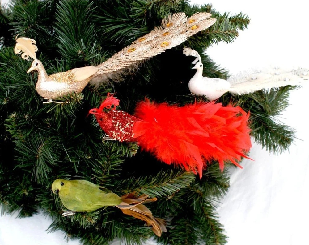 Saska Christmas Baltas dekoro povas su segtuku