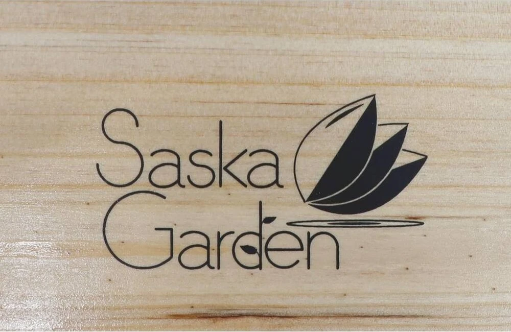 Lauko baldų komplektas Saska Garden Medinis pikniko komplektas su baru