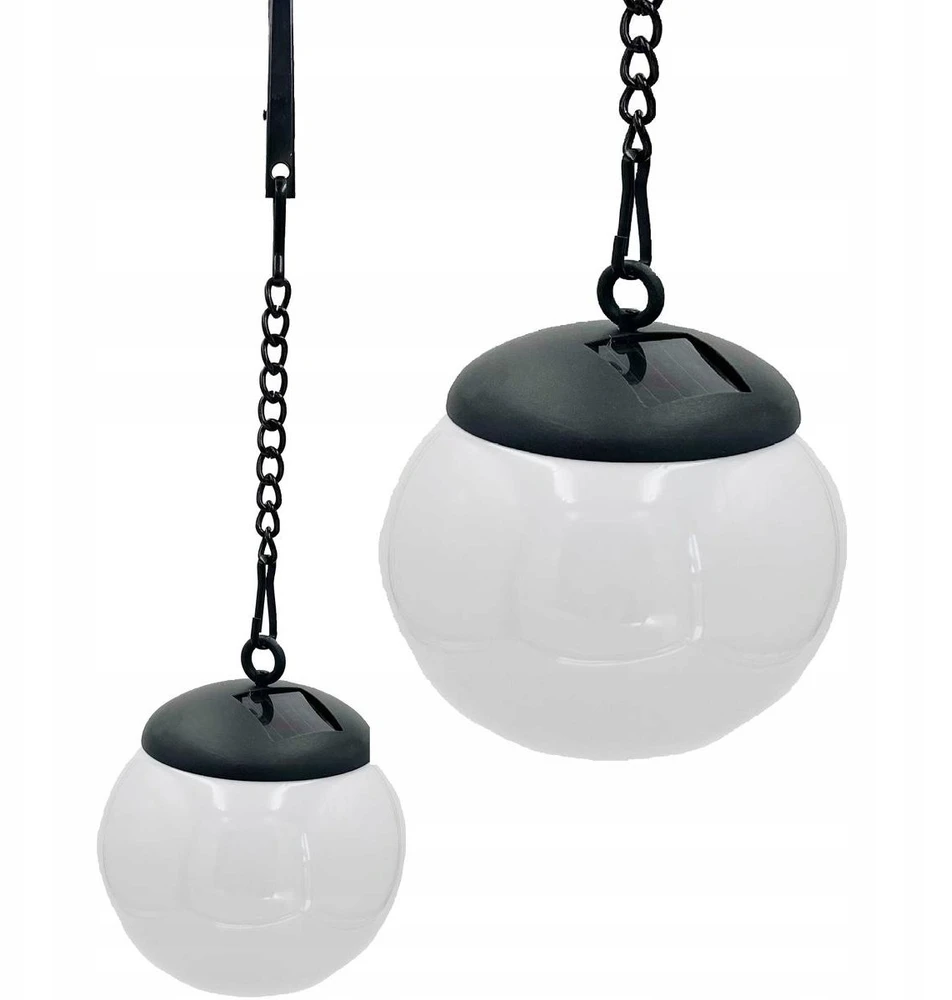 Saska Garden Saulės lempa plastikinė kabanti 10x30 cm