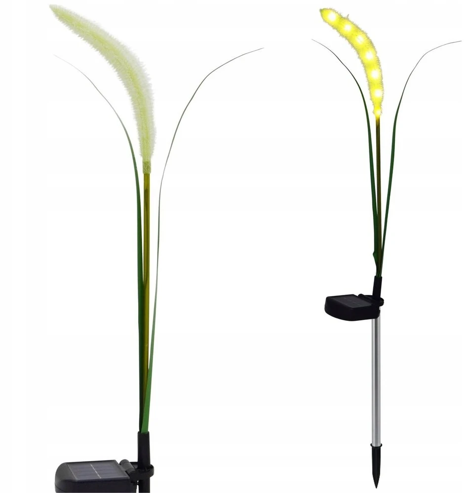 Saska Garden Saulės lempa žolė 6 LED 75 cm