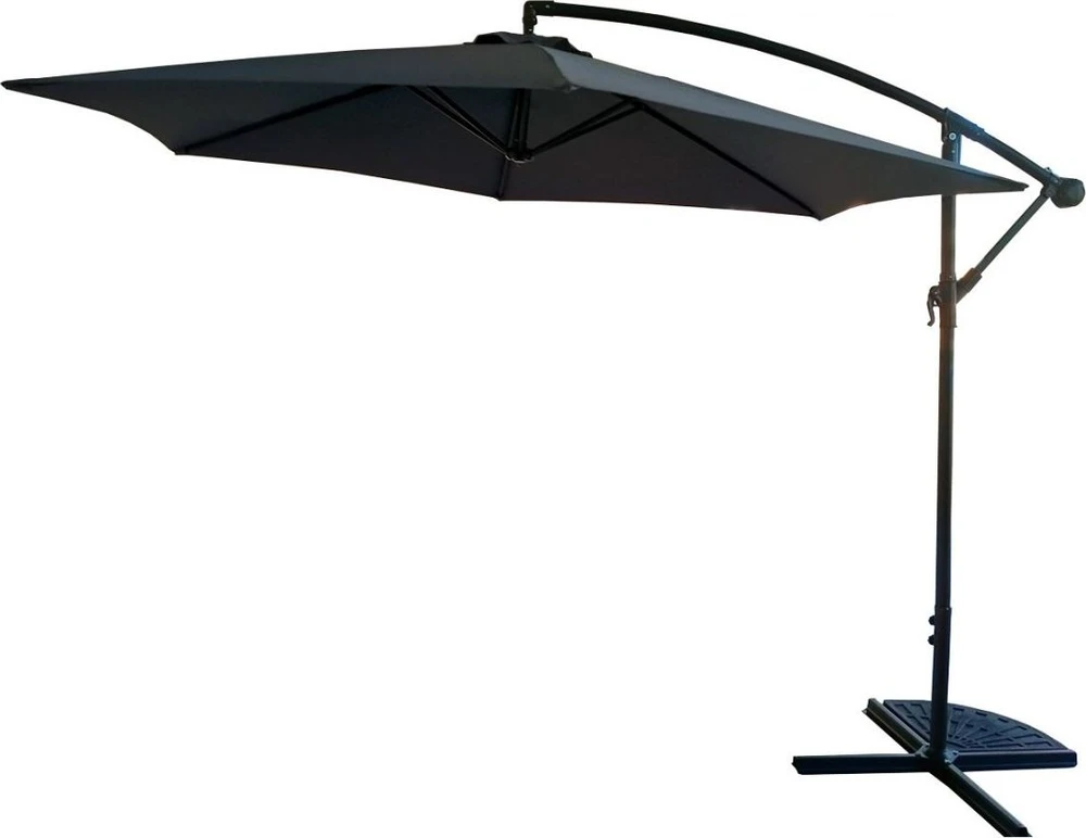 Saska Garden Sodo skėtis 300 cm pilkas antracitas