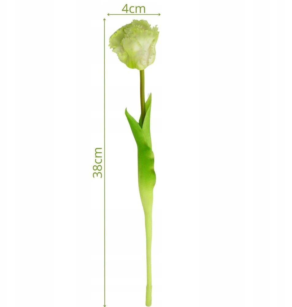 Saska Garden baltas tulpės dekoracija 38 cm