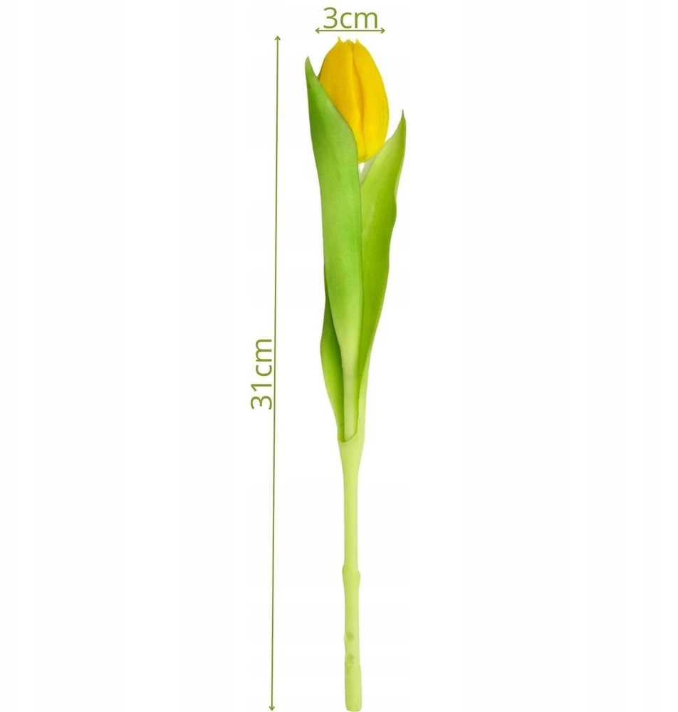 Saska Garden Geltonas tulpė, 31 cm, pavasario dekoracija