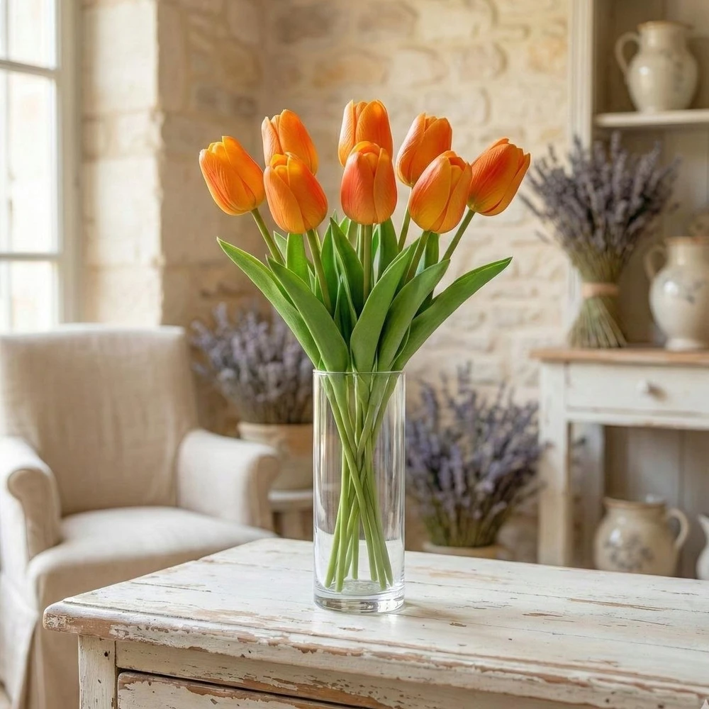 Saska Garden Oranžinis tulpės dekoratyvinis 31 cm