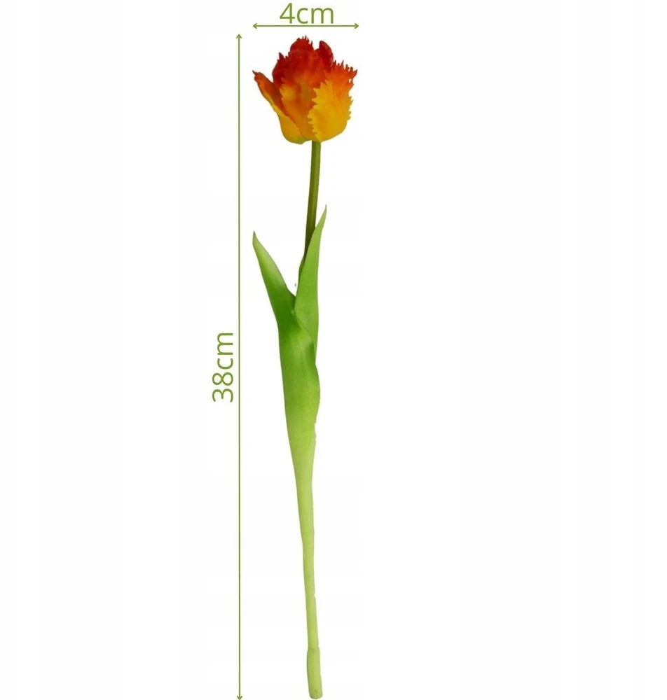 Saska Garden Oranžinis tulpės dekoracija 38 cm