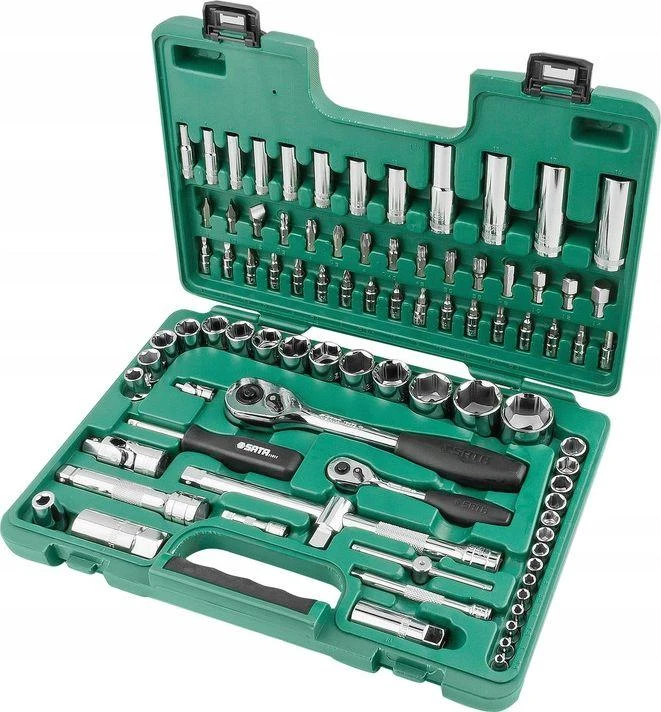 SATA. Rinkinys KLUCZY 88el 1/2" / 1/4"