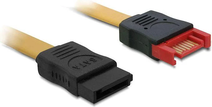 Delock SATA - SATA, 0.3m, Geltonas (82855)