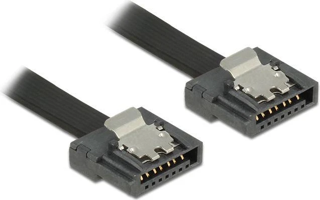 Delock SATA - SATA, 1m, Juodas (83843)