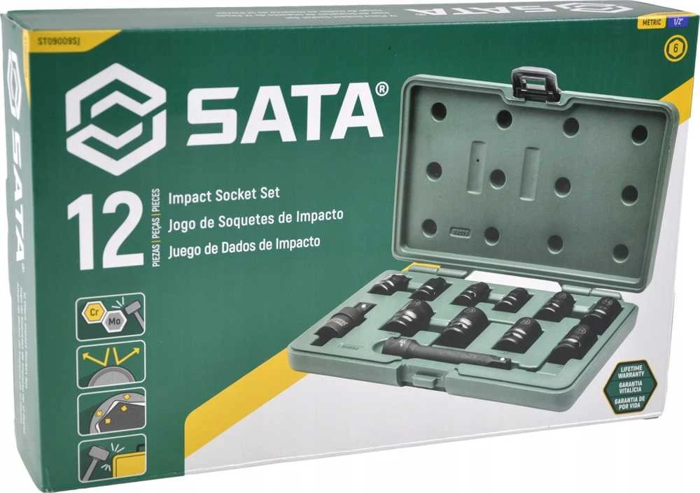 SATA 1/2 "IMPACT SOCET RINKINYS 12 vnt.