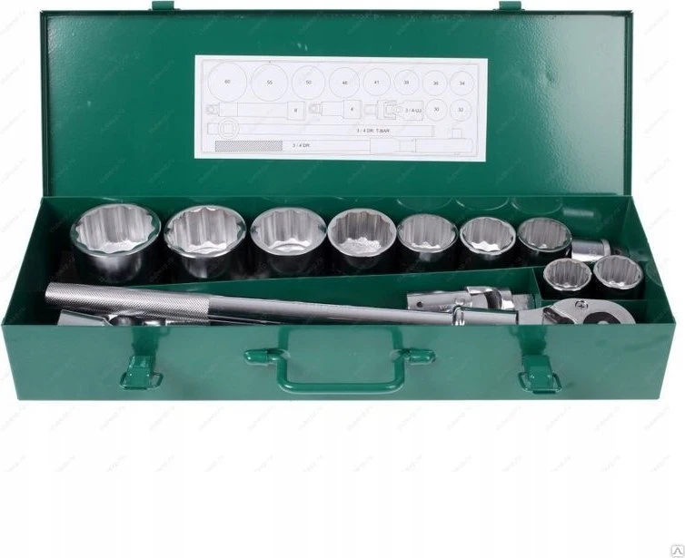 SATA SATA raktų rinkinys 15 vnt. 3/4''