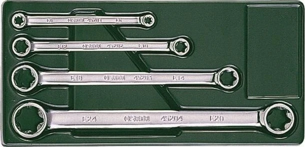 SATA KLUCZ OCZKOWY E-TORX 4vnt. DWUSTRONNY