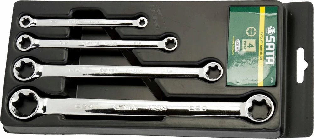 SATA KLUCZ OCZKOWY E-TORX 4vnt. DWUSTRONNY