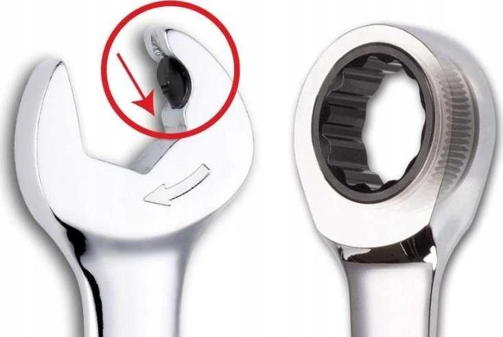 Raktas su terkšle Sata S43218; 30 mm