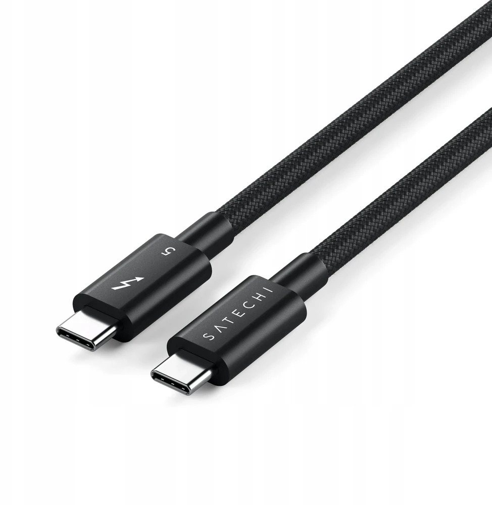 Carruzzo Satechi ST-YTB5100K „Thunderbolt“ kabelis 1 m 120 Gbit/s Juoda