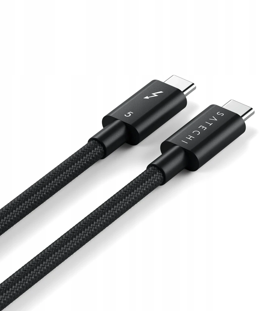 Carruzzo Satechi ST-YTB5100K „Thunderbolt“ kabelis 1 m 120 Gbit/s Juoda