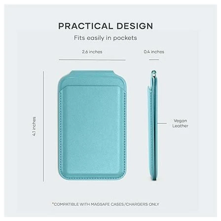 Satechi Magnetic Wallet Stand MagSafe Light Mėlyna (AP-MWSB)