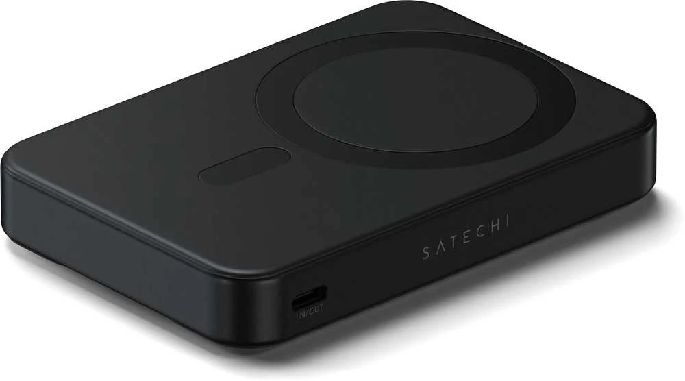 Carruzzo Satechi ST-B10Q2SK nešiojamasis įkroviklis 10000 mAh Belaidis įkrovimas Juoda