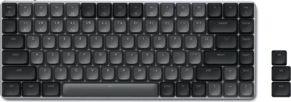 SATECHI SM1 Slim Mechaninė Backlight Bluetooth klaviatūra (tamsi) – JAV anglų kalba