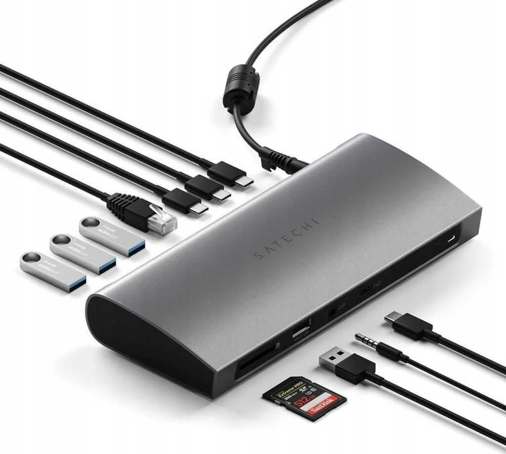 „Satechi Thunderbolt 4 Dock“ (ST-UCT4DM-EU)