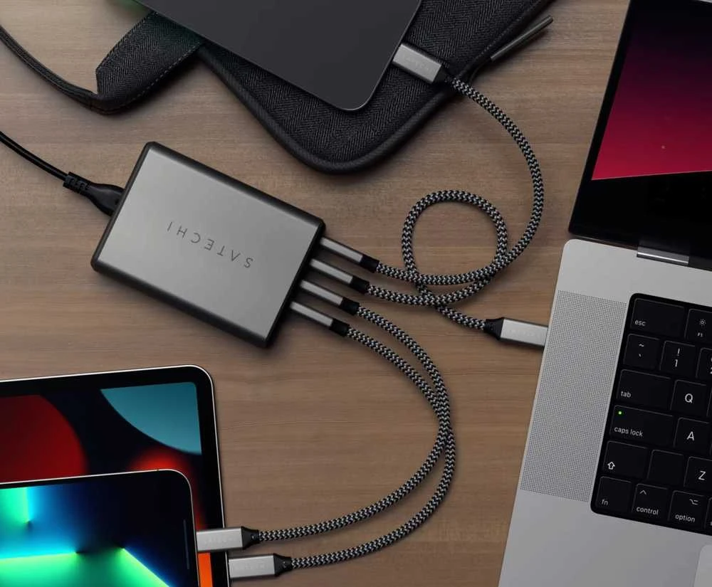 SATECHI 165W USB-C 4-Port PD GaN Charger - EU