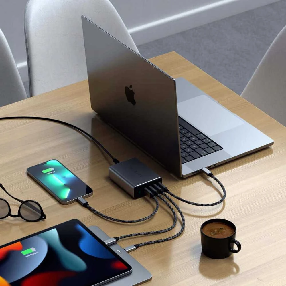 SATECHI 165W USB-C 4-Port PD GaN Charger - EU